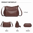 thumbnail image 4 of GAEKEAO Crossbody Bags for Women Floral Travel Crossbody Purses Leather Handbags Medium Shoulder bag with Adjustable Strap, 4 of 7