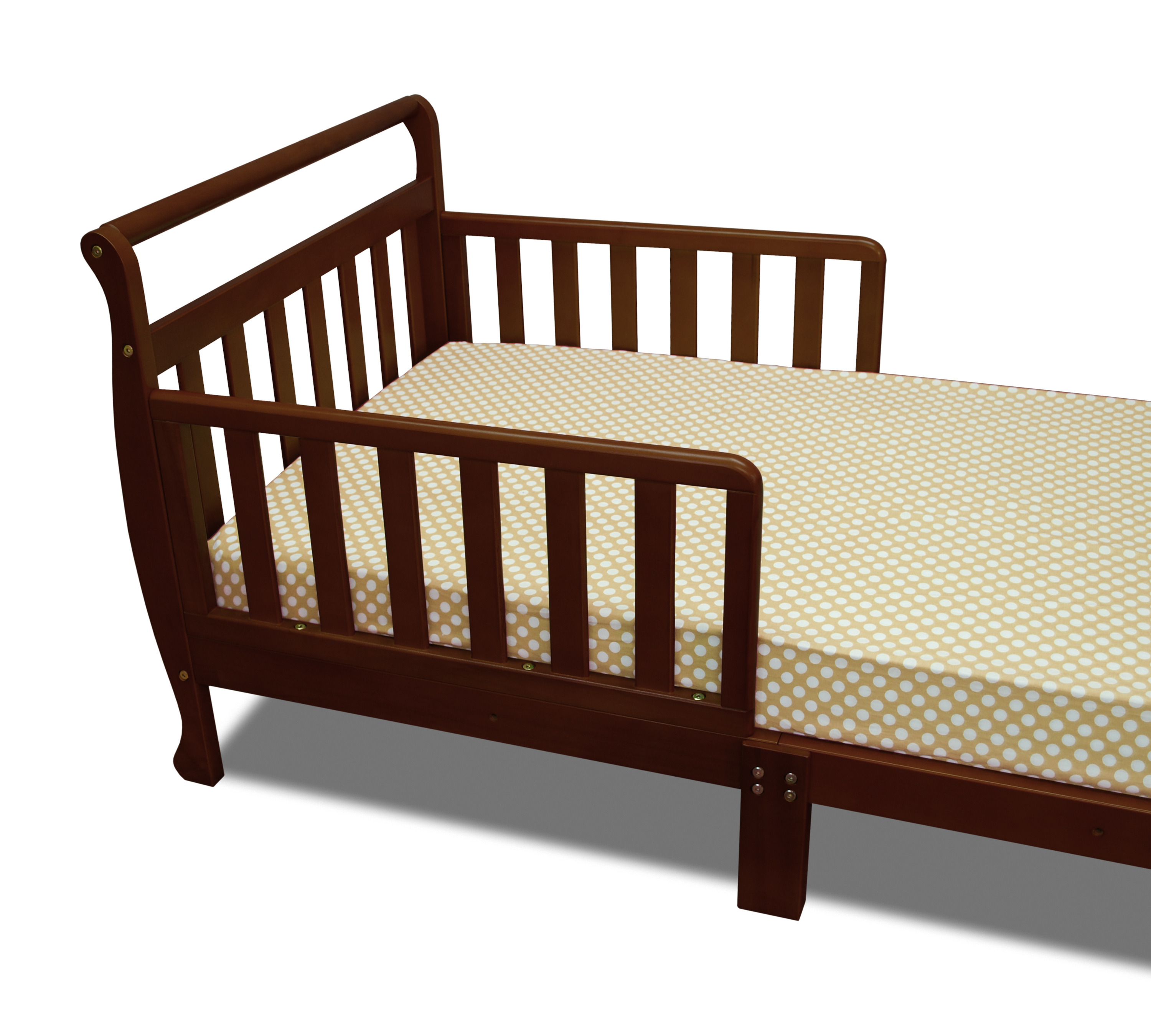 Athena Classic Sleigh Toddler Bed, Espresso - image 5 of 5