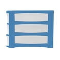 thumbnail image 2 of Cajonera Plastic Trends Escritorio 3 niveles Azul, 2 of 4