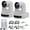 White, variant on 2 x PTZOptics Move SE PTZ Camera with 12x Optical Zoom (White) + 2 x Wall Mount (White)