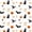 Cream 01, variant on Homewish Halloween Doodle Zipper Queen Comforter Set with Fitted Sheet and 2 Pillowcases for Kids, Cat Ghost Spider Witch Hat Bat Zipper Bedding Set, Halloween Reversible, 4-Piece