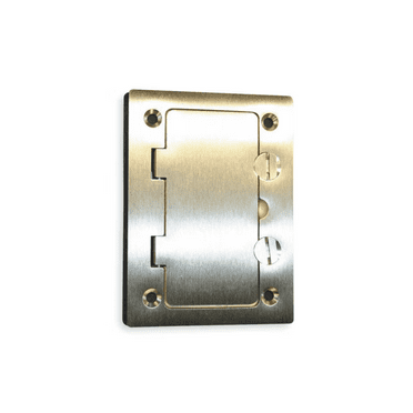 Floor Box Cover, Rectangular, Brass