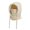 milky white kids, variant on Hood Ski Mask Neck Warmer Balaclava Thick Polyester Material for Kids Outdoor Cycling and Snowboarding