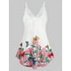thumbnail image 1 of Tallas de mariposa de talla grande impreso Cami camiseta sin mangas Rosegal Camisetas sin mangas de talla grande, 1 of 5