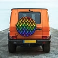 thumbnail image 2 of Fotbe Dragon Scales Spare Tire Cover Thickening Universal Fit for Jeep, Trailer, RV, SUV, Truck, Tough Tire Wheel Soft Cover-17 inch, 2 of 9