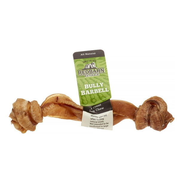 Redbarn Naturals 5" Bully Barbell Bully Stick Dog Treat, 1 Ct Walmart