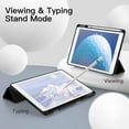 thumbnail image 2 of JETech Case for iPad Pro 10.5-Inch and iPad Air 3 (10.5-Inch 2019, 3rd Generation) with Pencil Holder, Slim Tablet Cover with Soft TPU Back, Auto Wake/Sleep (Black), 2 of 8