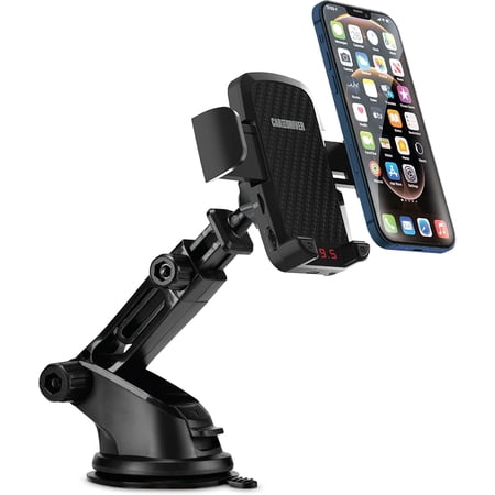 Car and Driver - FM Transmitter Phone Mounting Kit - Black