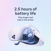 Meta Quest 3S 256GB VR Headset — Level Up With Double the Storage — 2X Graphical Processing Power — Virtual Reality Without Wires — Access to 40+ Games with a 3-Month Trial of Meta Horizon+