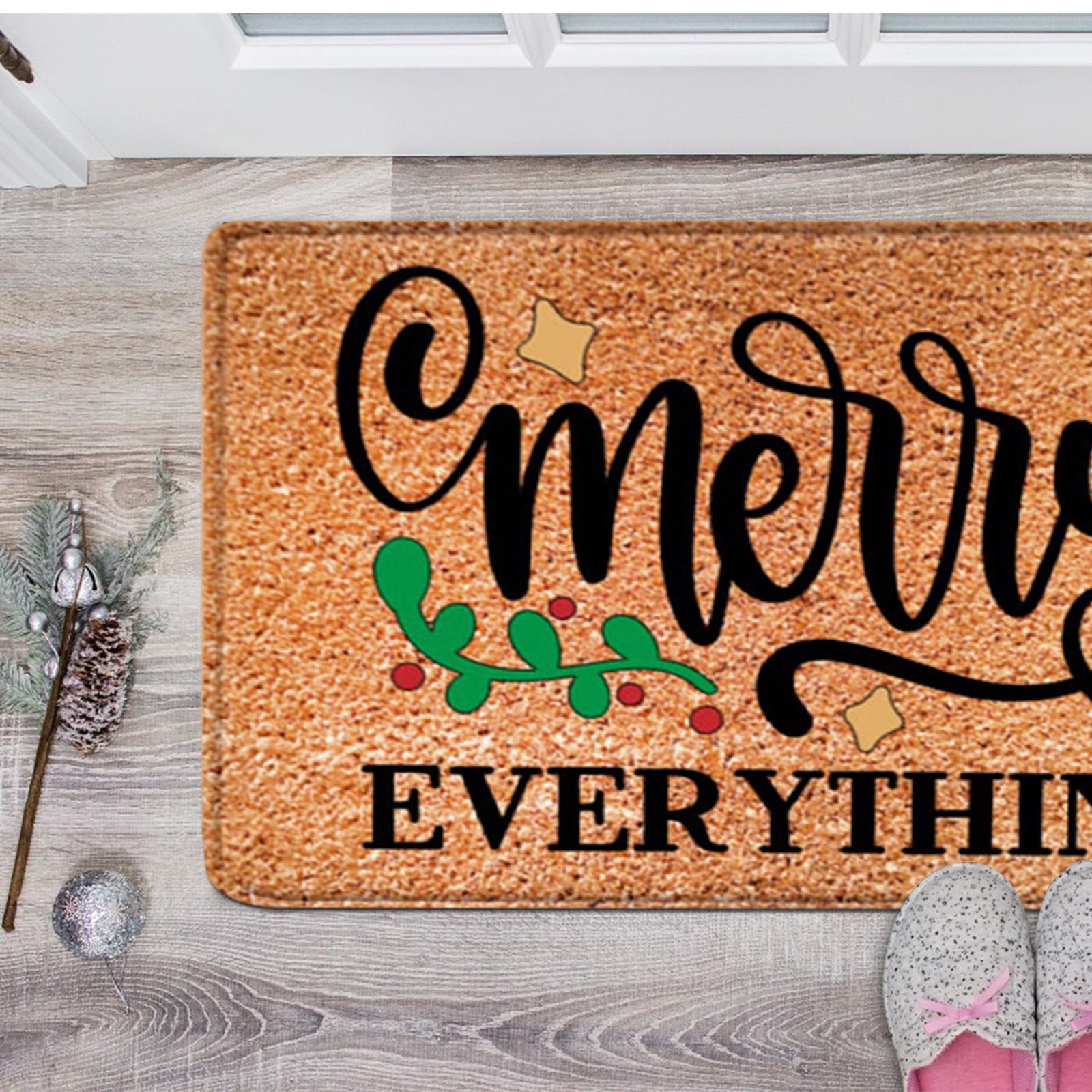 Door Mats,Doormat,Cartoon Christmas Letter Door Mat Kitchen Mat Bedroom Living Room Carpet Floor Mat Brown Door Mats,Doormat,Cartoon Christmas Letter Door Mat Kitchen Mat Bedroom Living Room Carpet Floor Mat Brown
