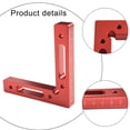 thumbnail image 1 of Pince d'Angle Droit Carrée 1 Pce/2 Pcs 90 Degrés pour Menuiserie Localisateur Rouge, 1 of 9