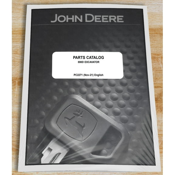 John Deere 590D Excavator Parts Catalog - Part Number # PC2271