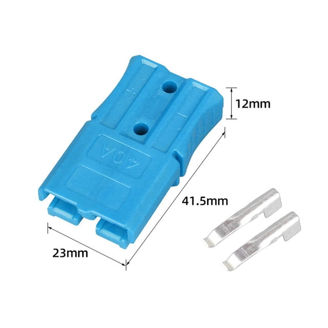 Connecteurs de Fil et Câble Connecteurs 40A pour Anderson 2 Pcs 40A AC 600V Sortie AC Protection Isolation 2 Trous