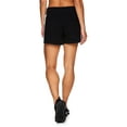 thumbnail image 2 of Reebok Womens Journey Color Block French Terry Shorts with Pockets, Sizes XS-XXXL, 2 of 4