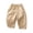 Khaki, variant on Ruyang Unisex Summer Trousers Kids Thin Breathable Long Pants Soft Cotton Blend Elastic Basic Harem Pants for Boys Girls