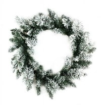 24 in. Artificial Wreath, White