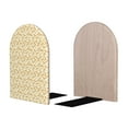 thumbnail image 2 of Zufioo Peanuts3 Print Wooden Bookends, Metal Bookshelf Non-slip Bookends, Home Furnishings Suitable for Bookcases Offices, 2 of 8
