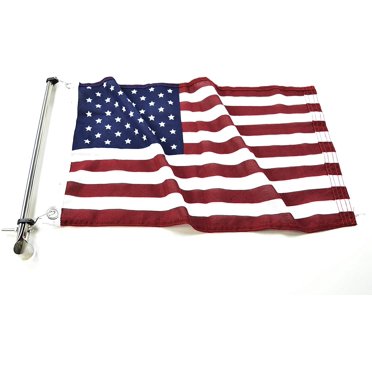 Pactrade Marine Stainless Steel Rail Mount Flag Pole – 15-3/16" For Boat Kayak