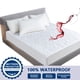 thumbnail image 5 of Cateissary Protector de colchón impermeable, almohadilla de cama de algodón transpirable, funda protectora, completo 54x76 + 18 pulgadas Juegos de cama 39x75+18 pulgadas, 5 of 6