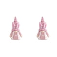 thumbnail image 3 of Monstrate Decoraciones de Pascua Decoraciones de conejito Adorno de festival Decoración colgante Colgante de muñeco de gnomo de punto para Rosado 2piezas, 3 of 6