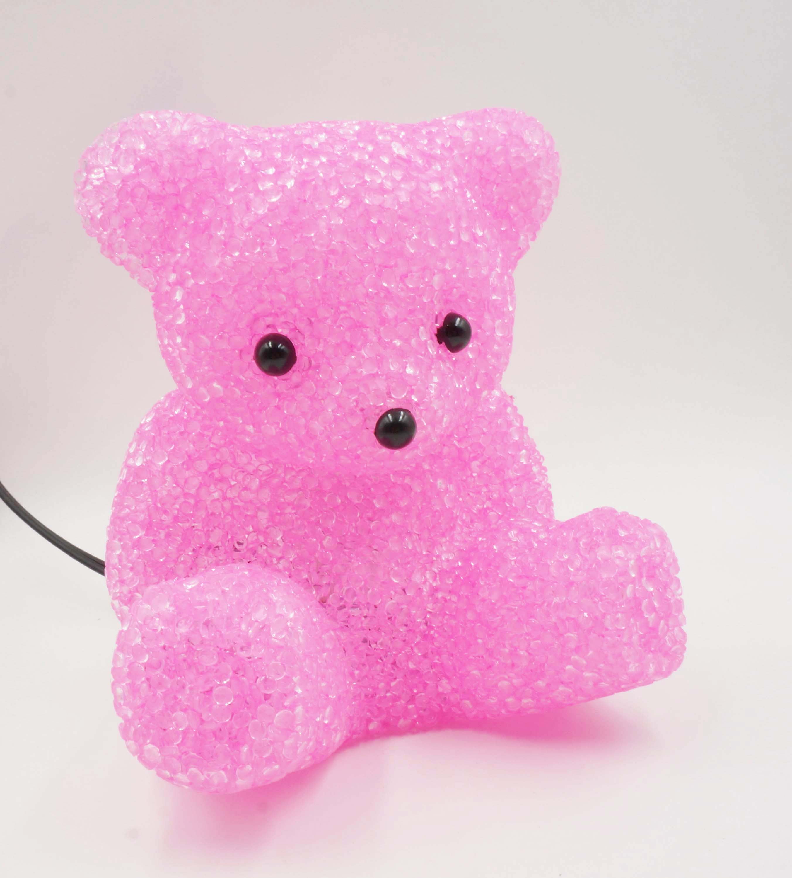 ヴィンテージ　テディベアーライト vintage tickle tickle wiggle wiggle teddy bear light up nose hat⁄scarf  works! | eBay