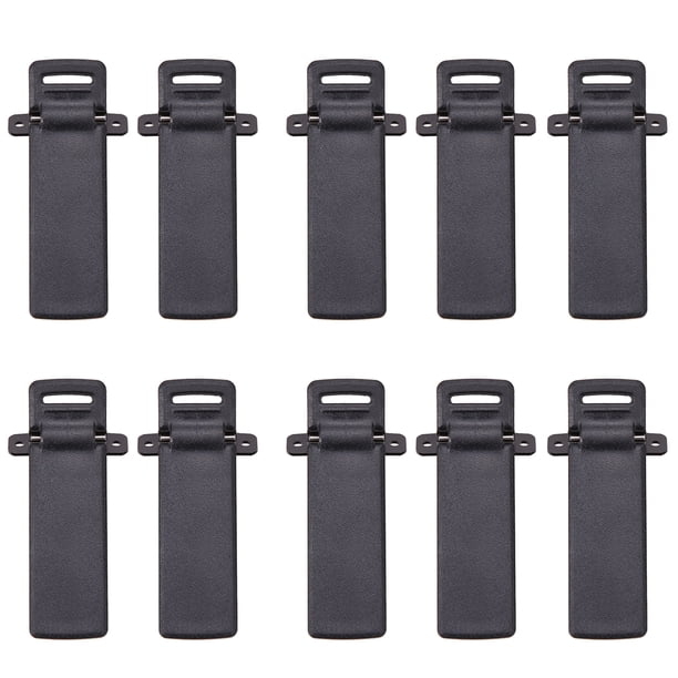 Kuymtek Clip Trasero Repuesto para Walkie Talkie 10 Uds. para Radio Bidireccional UV5R