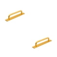 thumbnail image 2 of Speravity manija de los muebles con tornillos de montaje perillas de hardware de varios tamaños tiradores de puerta de mejora hogar cocina oro / 160 mm Oro/160mm 2piezas Speravity CBP382261, 2 of 5