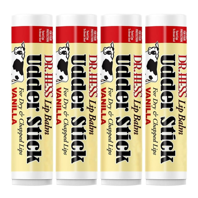 Bálsamo labial Dr. Hess Original Ubder Stick SPF con jojoba, paquete de 4
