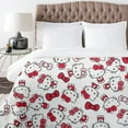 thumbnail image 2 of Hello Kitty Christmas Queen Comforter Set, 3pcs Bedding Sets Queen, All Season Lightweight Blanket Quilt 60x80 Inch, 2 of 5