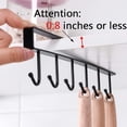 thumbnail image 4 of Namzi Mug Holder,Coffee Cup Holder,Kitchen Utensil Storage Hook,Cabinet Storage Hook,Wall Mounted Home Storage Hooks for Pots,Pans,and Cooking Accessories and Other Kitchen Hardware-2 Pcs, 4 of 5