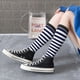 thumbnail image 5 of Balery Navy Blue And White Stripes Calcetines novedosos Calcetines deportivos Calcetines hasta la rodilla Calcetines de algodón Calcetines originales y geniales, 5 of 6