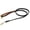 Black, variant on Shires Narrow Padded Leather Dog Lead Pink 1.5CM