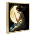 thumbnail image 4 of Ethereal Moon Love Gold Framed Floater Canvas Wall Art, design by Sasha, 4 of 10