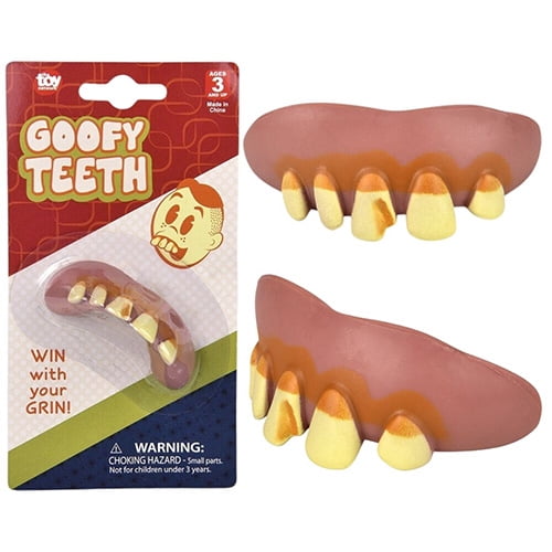 Rhode Island Novelty - Joke Gag Toys - GOOFY TEETH