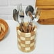 thumbnail image 5 of Soporte para Cubiertos de Bambú, Organizador de Cubiertos, Soporte para Utensilios para Encimera de Cocina, Organizador de Utensilios de Cocina de Madera, 5 of 5
