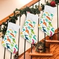 thumbnail image 5 of SKYSONIC Christmas Stockings 1PCS,Cute Dinosaur Big Xmas Stockings Gift Decorations and Party Supplies,Used for Fireplace Decoration Socks Christmas Tree Decoration, 5 of 7
