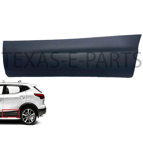 2017 2018 2019 2020 2021 Compatible with Rogue Sport Rear Door Molding Trim Lower Left Driver Side