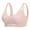 Pink, variant on Censtreet Bras for Women Lace V Neck Seamless Wireless No Underwire Supportive Pushup Brasieres Comfortable T Shirt Bra