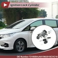 thumbnail image 2 of Cilindro de bloqueo de encendido Unique Bargains No.72185SHJA01/06351SCVC10 para Honda Odyssey 2005-2010 1 pc de ensamblaje 1 pc de cilindro de bloqueo de puerta 2 pcs de llaves (con chip) 1 juego, 2 of 7
