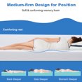 10" Short Queen RV Mattress Gel Memory Foam Mattress with Breathable