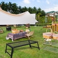 thumbnail image 3 of Barbecue Extérieur Grill Camping Rassemblements Portable Pliable Construction en Métal Résistant aux Intempéries Rangement Facile Transport, 3 of 8