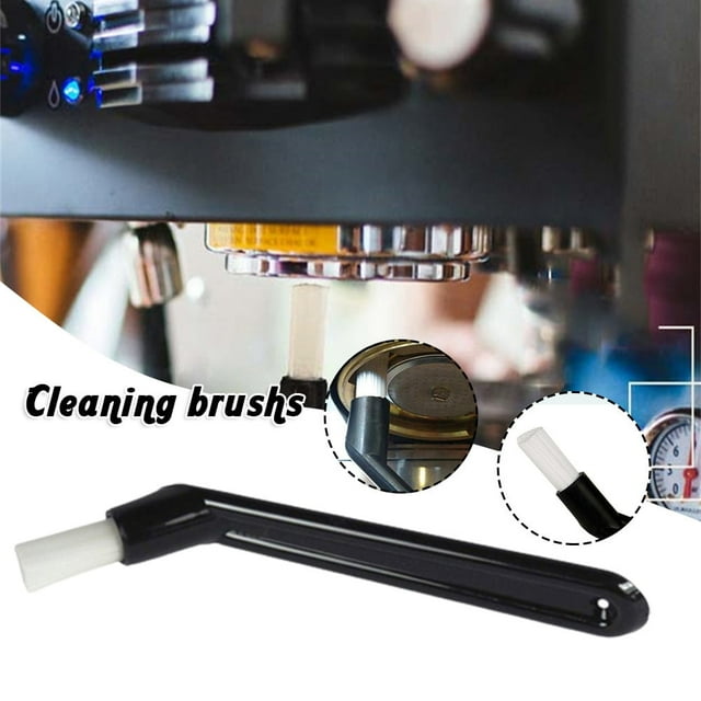 Brosse de Nettoyage pour Machine à Café Manche en Plastique pour Machine à Café Sortie Filtre