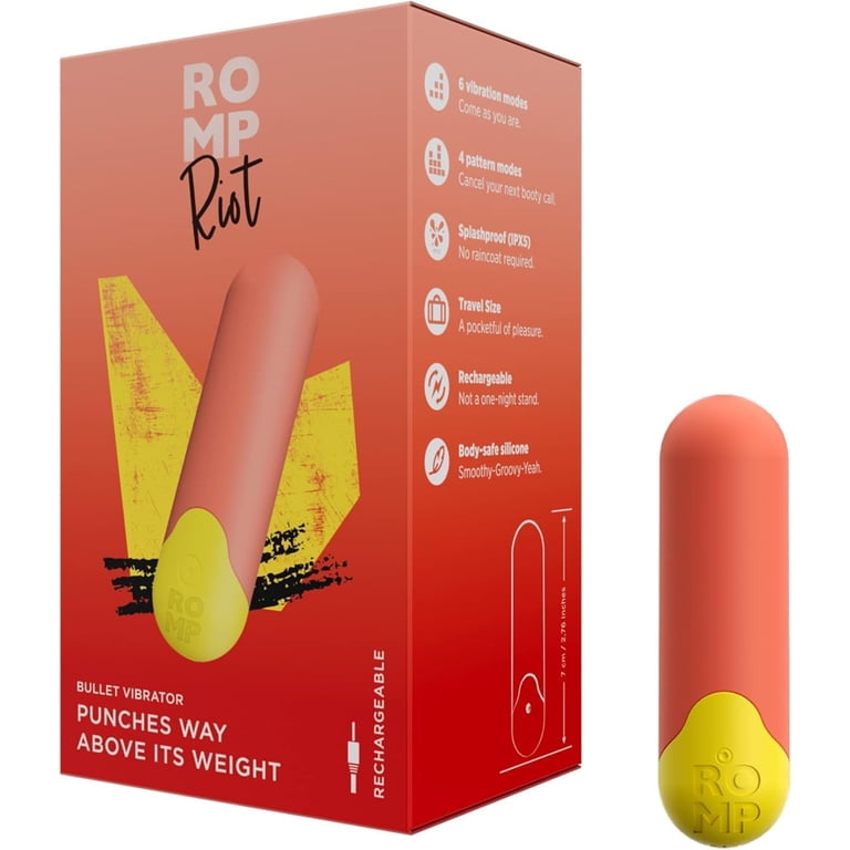 Romp Riot Compact Bullet Vibrator, Coral - Walmart.com