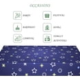 thumbnail image 6 of 60x84 Inch Children Rectangular Tablecloth Star Polka Dot Table Cloth Washable Durable Table Cover Suitable for Kitchen Bedroom Birthday Party Outdoor Camping, 6 of 7