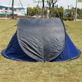 thumbnail image 6 of Aimee Lii Waterproof 3-4 Person Camping Tent, Outdoor Automatic Pop Up Quick Shelter, Tent for Hiking, Blue & Gray, 6 of 9
