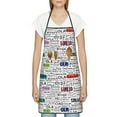 thumbnail image 3 of Gaeub Hello Kitchen Cooking Aprons Adjustable Bib Apron Waterdrop and Oil Resistant Kitchen Chef Apron for Women Men, 3 of 7