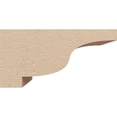 thumbnail image 3 of 4"W x 8"D x 4"H Wide Newport Rough Cedar Woodgrain TimberThane Corbel, Primed Tan, 3 of 6