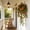 Orange, variant on Artificial Succulent Wall Decor Fake Hanging Leaves Greenery Plants Vine 3D Wooden Wall Decor Faux Hanging Plants Indoor Arrangement For Home Farmhouse Kitchen Console Table Wall Decoration