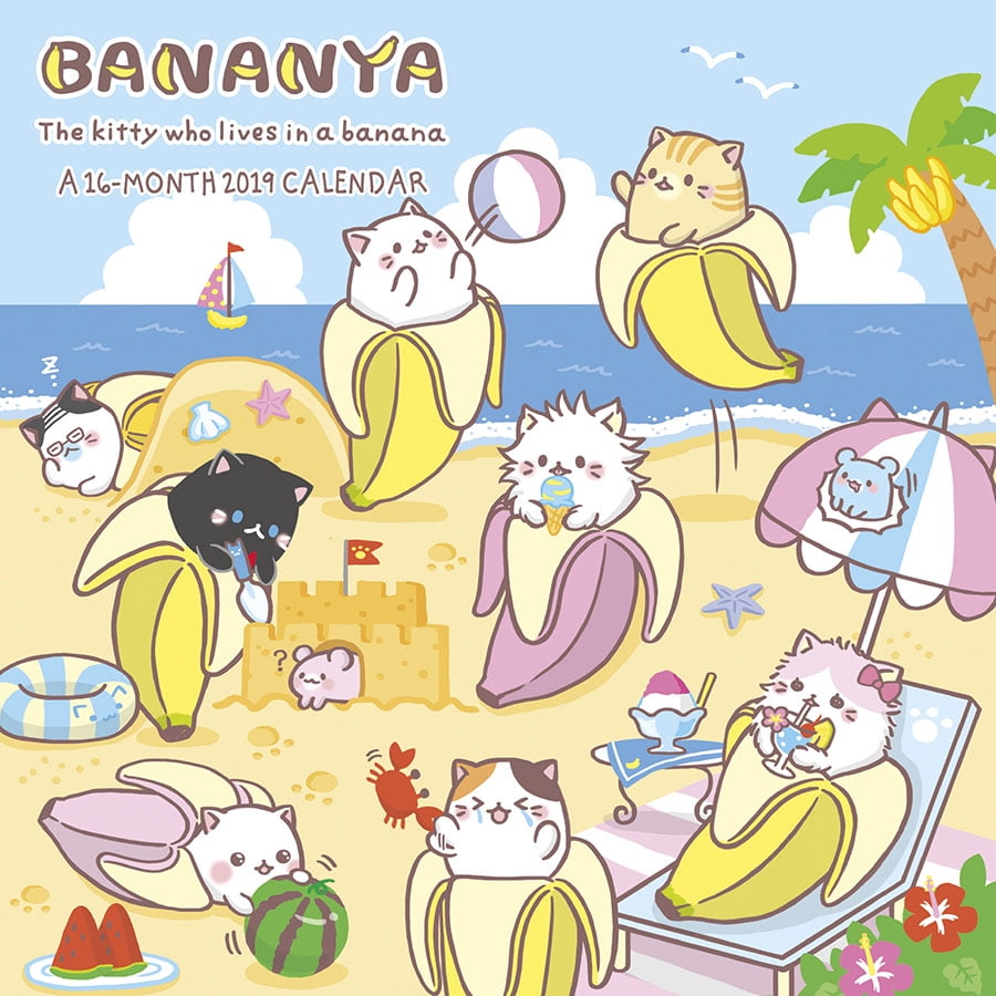 2019 Bananya Mini Calendar