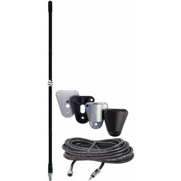 Procomm FLAF5K Freightliner Cascadia Rear Cab Mount AM & FM Antenna Kit